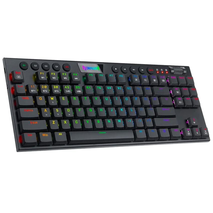 Teclado Mecanico Redragon Horus Tkl Rgb Negro Switch Red